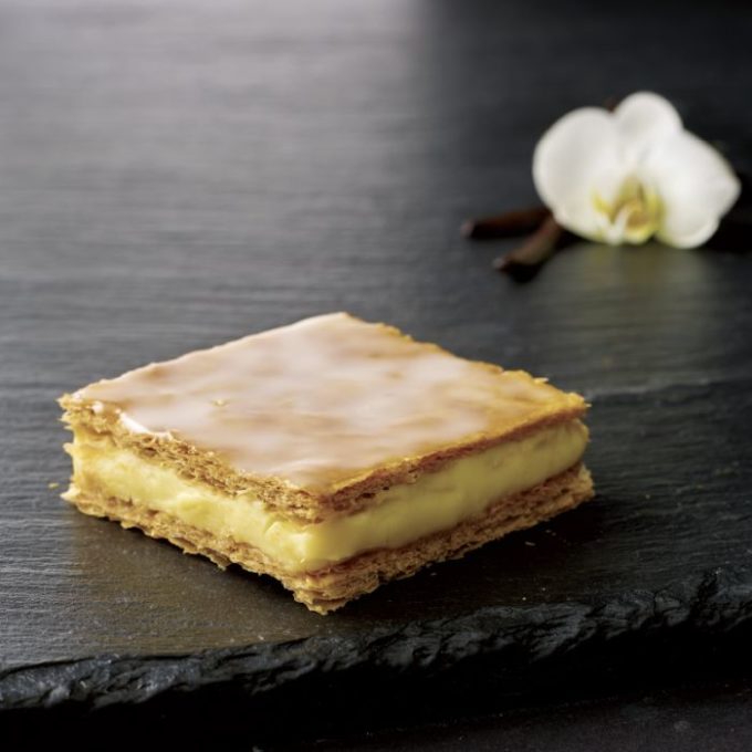Le millefeuille nature/chocolat