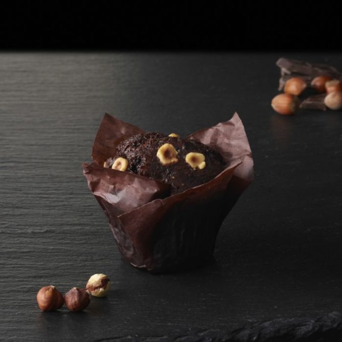 Le muffin chocolat noir/chocolat blanc