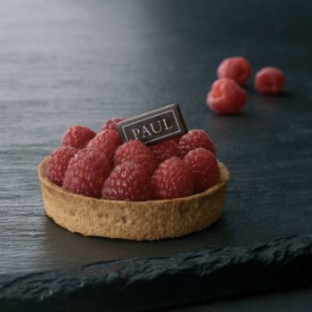 La tartelette aux framboises