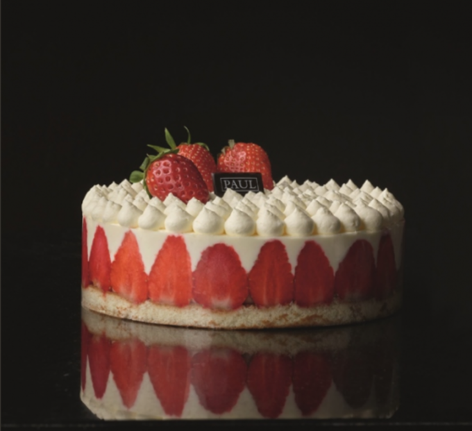 Le fraisier à la chantilly 6 parts